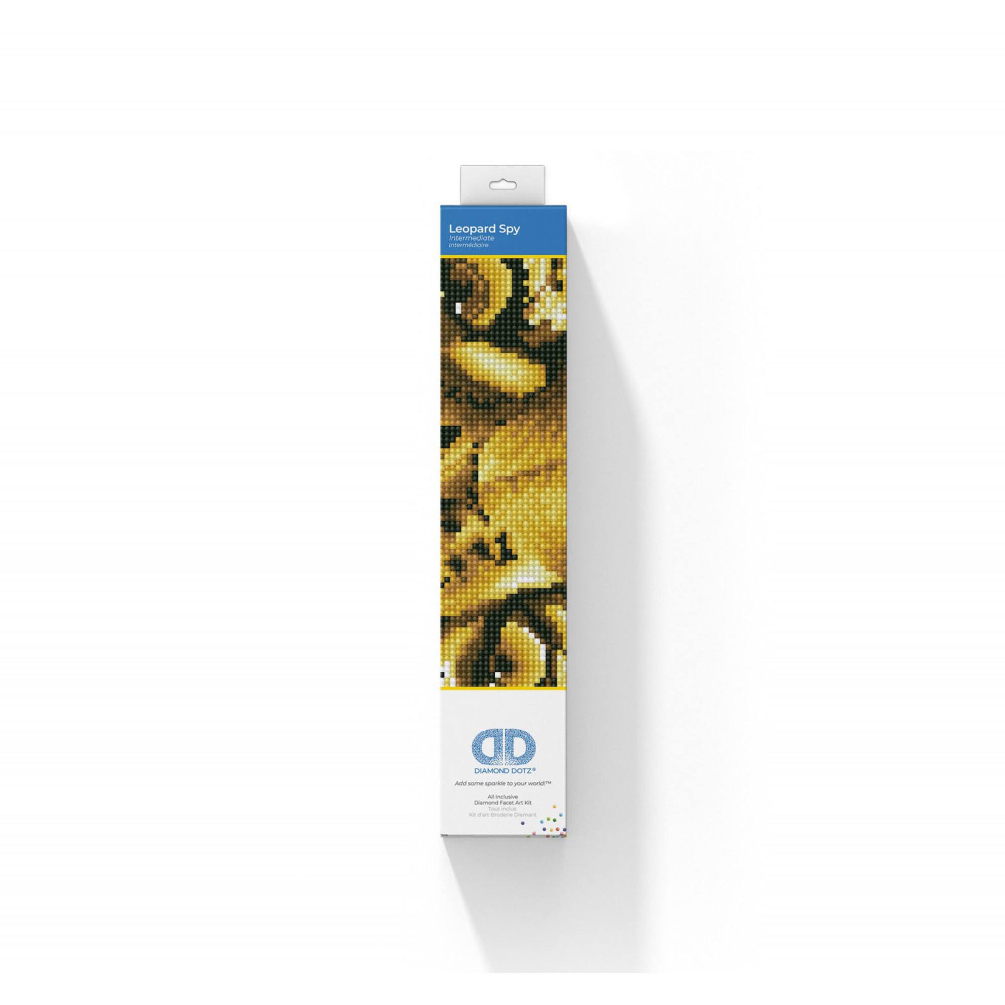 Diamond Dotz® Intermediate Leopard Spy Diamond Painting Kit